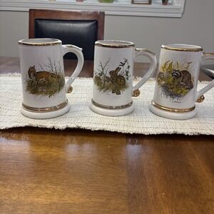 Jim Beam James Lockhart 1978-1980 Regal China Beer Steins Collectors Lot Of 3
